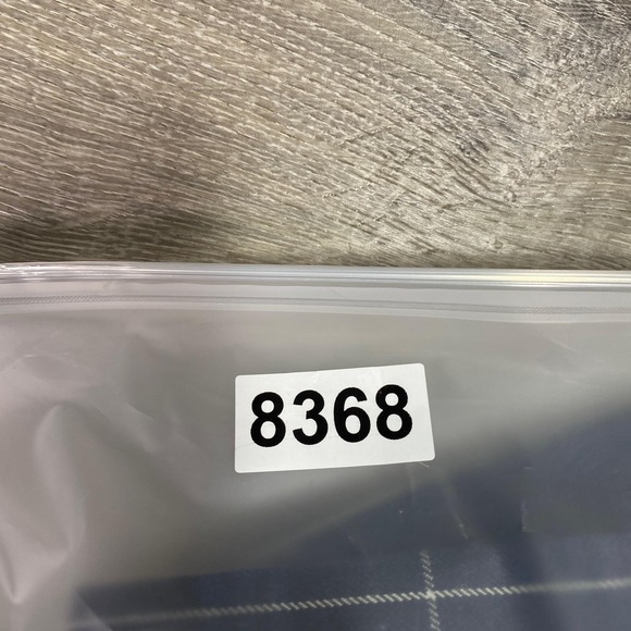 Haggar Blazer Mens 52R Blue Plaid Windowpane Tailored Fit Sport Coat Jacket - Picture 12 of 12